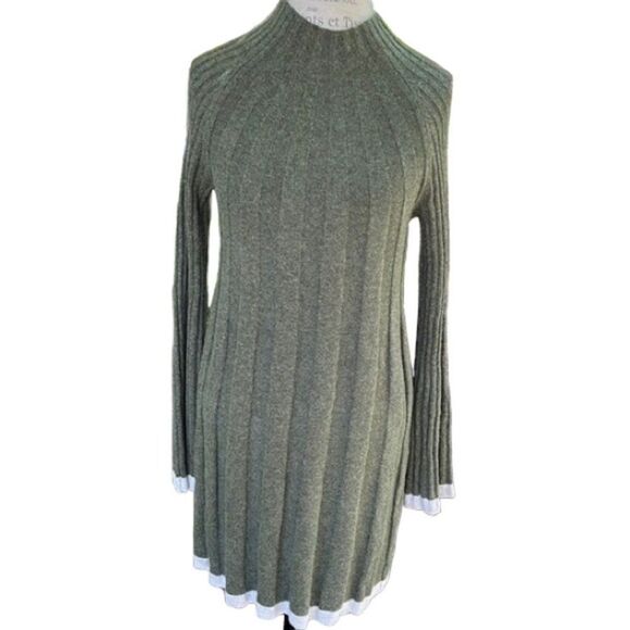 ✨HP✨Anthropologie Arsenau Sweater Moss Dress ✨ - Picture 6 of 9
